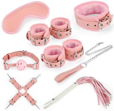 Fetiş Fantezi Serisi 8 Parça Mükemmel Set Pembe - BDMF025