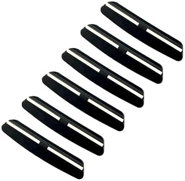 6 Pcs 15 Degree Professional Knife Sharpening Guides, Black knife sharpener Angle Guide, Perfect Assistance for Grinding Knife Blade,for Kitchen, Restaurant, Outdoor SET-A
