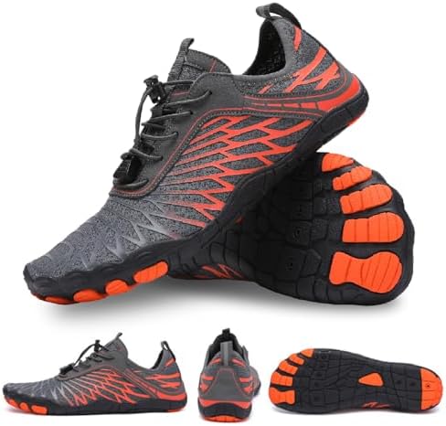 Hike Barefoot Shoes for Women & Men, Pro Hiking & Walking Shoes with Wide Toe Box, Non-Slip, Lightweight & Breathable