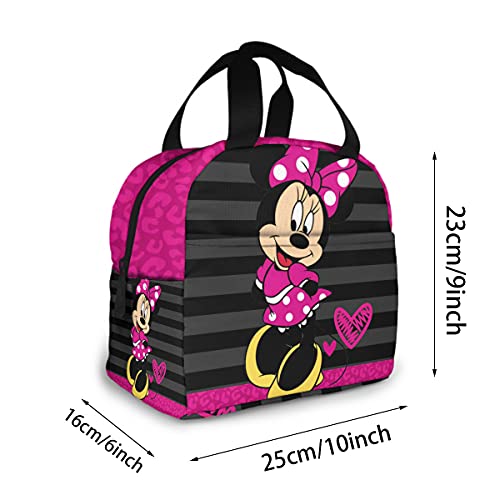 Womfui Pink Lunch Bag Reusable Lunch Box Insulated Lunch Tote With Portable For Women Men Outdoor… #TOP4