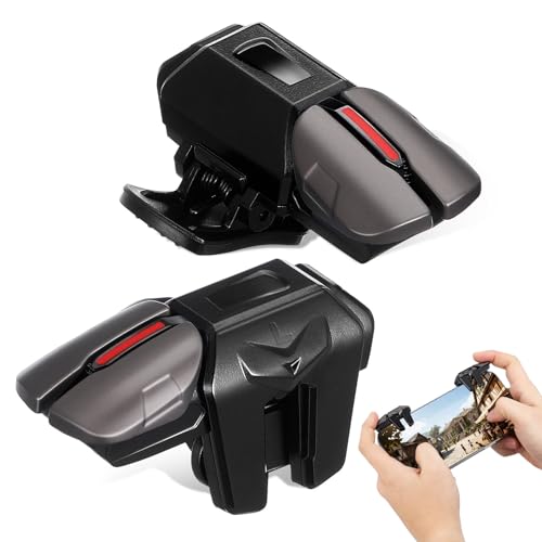 IMIKEYA Gâchettes de Manette de Jeu Mobile Ergonomiques Lot de 4 Protège-Doigts Respirants Extensibles Accessoires Précis pour Contrôleur Jeu Mobile et Manchon Tactile