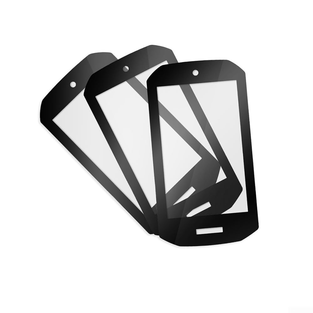 BEYOEE Seamless Fit Tempered Glass Screen Protectors for Garmin For Edge 1050 Bike Device