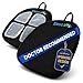 ERGO21 Travel Seat Cushion- LiquiCell Improves Blood Flow - an aid for Back Pain, Sciatica, Numbness - Planes, Trains, Conferences - Carry Handle