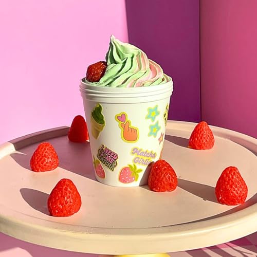 Image of Matcha Strawberry Whipped Cream Shaving Butter + Shower Mousse | Shaving Cream | Body Butter for Women