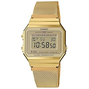 Relogio Casio Unisex Super Slim Dourado Vintage Retro A700wmg-9a