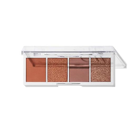 e.l.f, Bite-Size Eyeshadows, Creamy, Blendable, Ultra-Pigmented, Easy to Apply, Pumpkin Pie, Matte & Shimmer, 0.12 Oz
