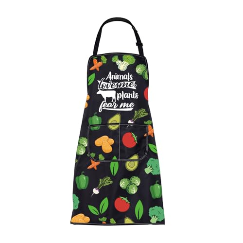 Tablier végétarien BNQL contre les taches : cuisinez vos légumes sans salir vos vêtements