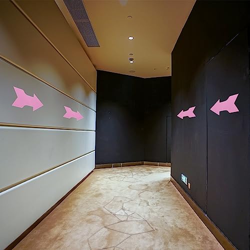 PATIKIL Adesivo de seta direcional, 20 peças de adesivo removível de PVC de 20 cm para marcação de p