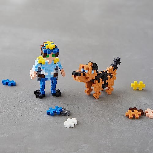 PLUS PLUS 3D Figure Building Block Set, Fun Stem Toys for Kids, 70 Interlocking Pieces - Police Officer Mini Maker Tube - Thumbnail 2