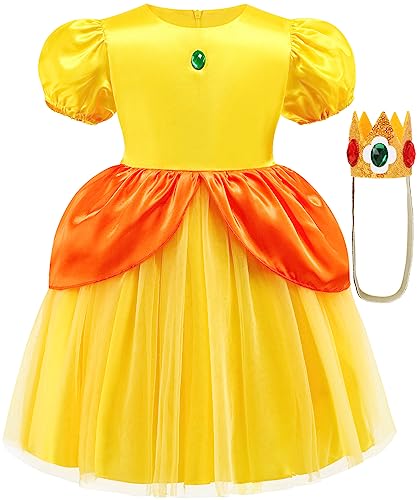 Icecute Princess Costumes For Baby Girls,Princess Dress For Toddler Girl,Birthday Halloween Party Dresses Up cover