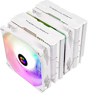 Thermalright Peerless Assassin 120 White ARGB wentylator chłodzący CPU, 6 rur grzewczych, dwa wentylatory TL-C12W-S-PWM 120 mm, aluminiowa osłona radiatora, AGHP, do AMD AM4 AM5/Intel LGA