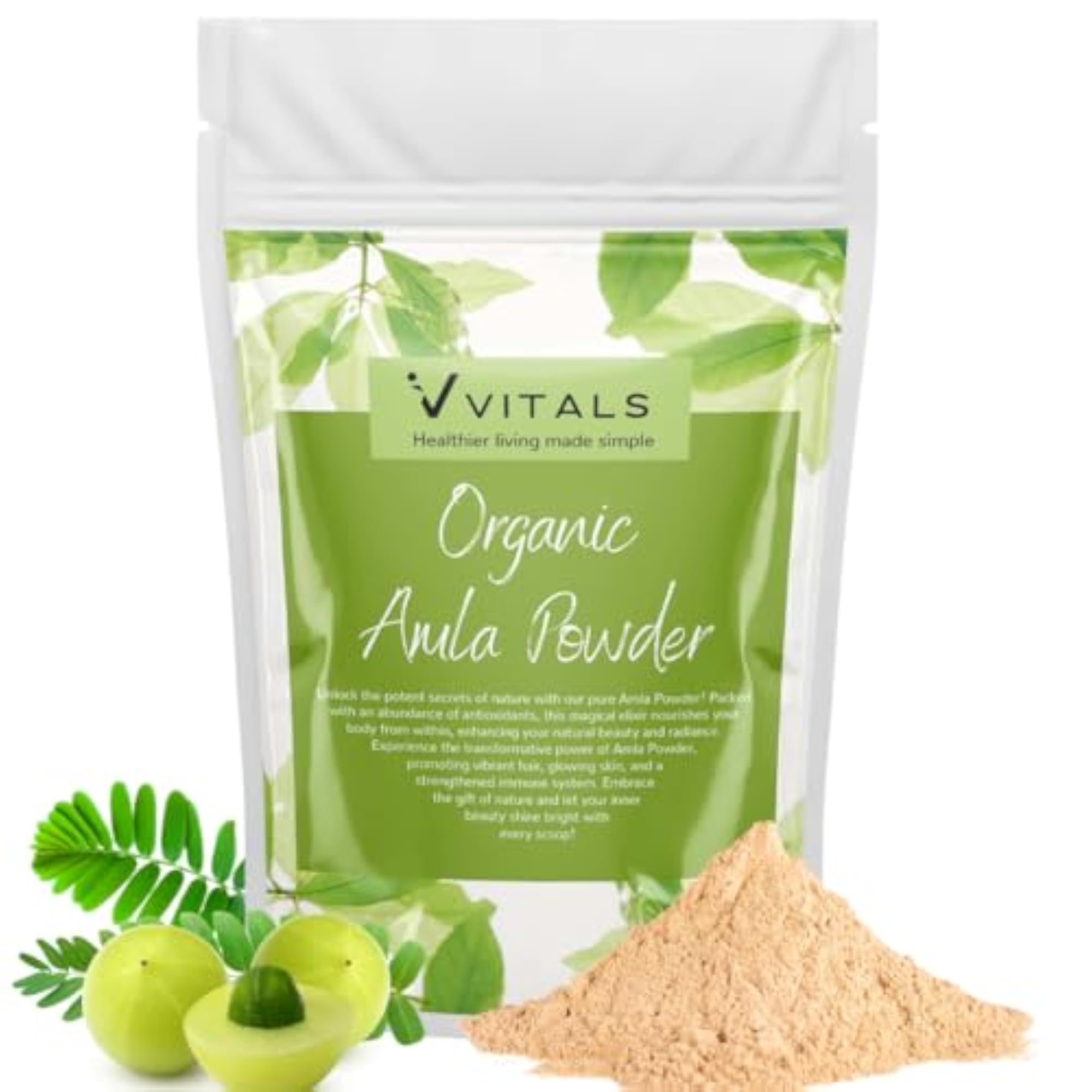 Amla Indian Gooseberry Powder for Hair Growth, 200gm