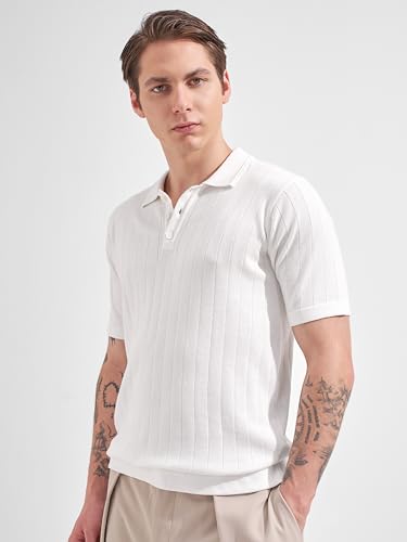 Image of Highlander Men's Polo Tshirt | Flat Knit | Regular Fit | Polo T-Shirt for Man