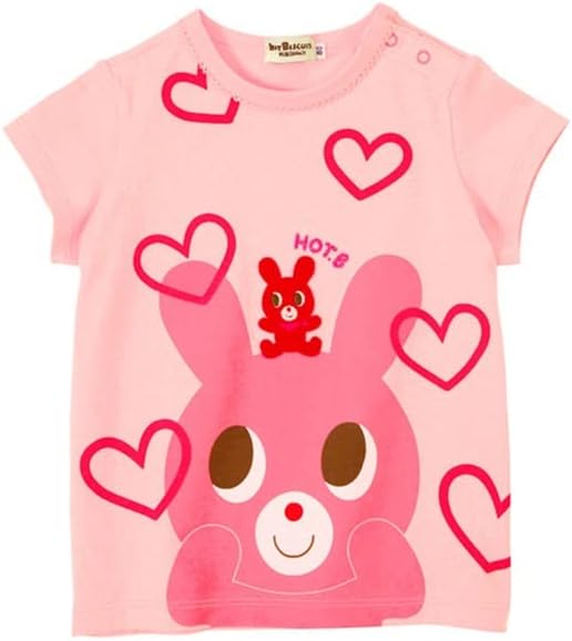 ミキハウス ホットビスケッツ キャラクタープリント 半袖tシャツ 72 5218 7 21春夏新色