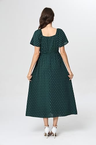Image of Maternity Dress Women's Off Shoulder Split A Line Casual Maxi Dress Photography Dress for Babyshower