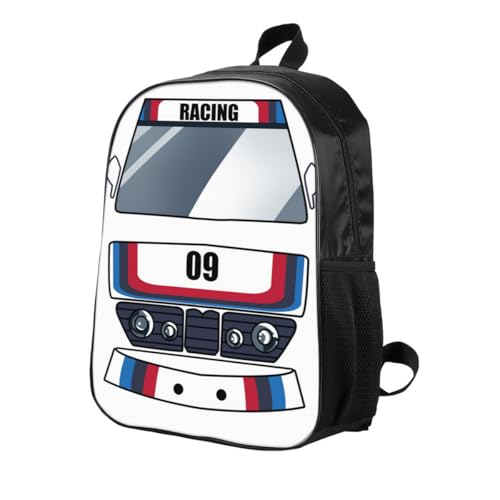 Racingcar Backpack 17 inch Cartoon Racingcar Backpack Large Capacity2