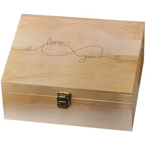 arricraft Wooden Keepsake Box for Love Memories Cover