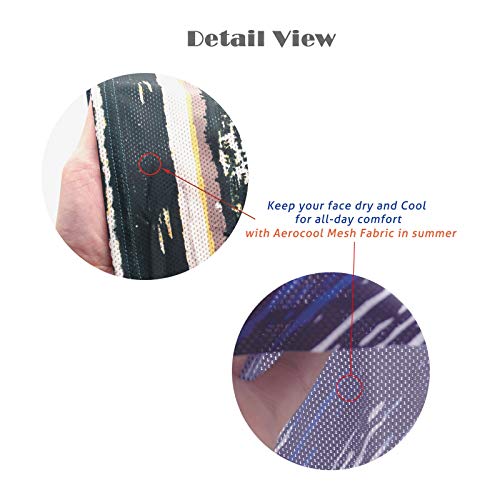 Mesh Fishing Sun Face Mask Uv Protection For Men Women Dust Windshield In Summer Blue #TOP4