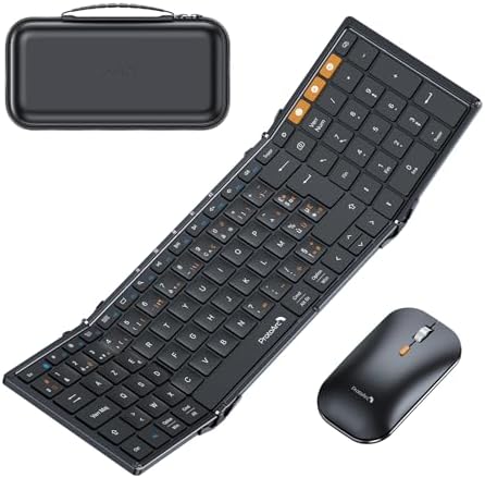 Clavier Azerty Bluetooth Windows-Apple-Android - Souris offerte