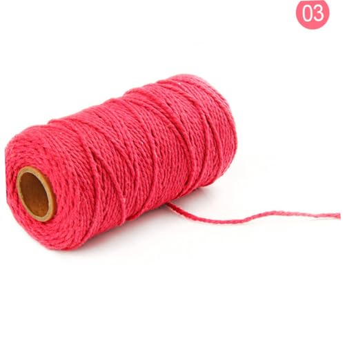 Cuerda de algodón absorbente de 2 mm para solucionar tus amarres de jardín y ropa 7