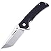 Harnds Warrior/General Tactical Folding Knife with D2 Steel Blade G10 Handle Flipper Opening (tanto point+stonewash)