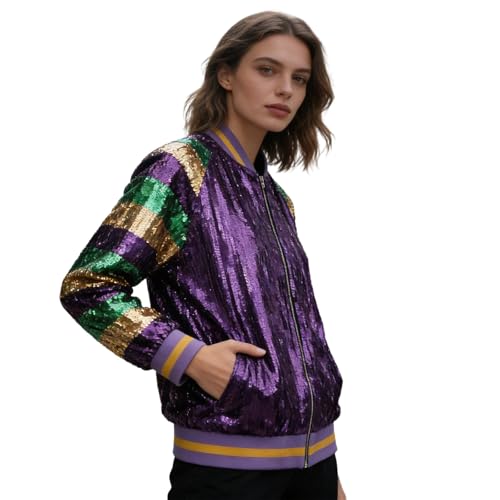 Abrigo de lentejuelas para mujer que soluciona tus looks de noche aburridos