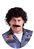 Rod Kimble Hot Rod Wig and Mustache Standard Blue