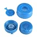Zerone Water Jug Cap,55mm Blue Gallon Drinking Water Bottle Screw on Cap Replacement Anti Splash Lids Pack of 5