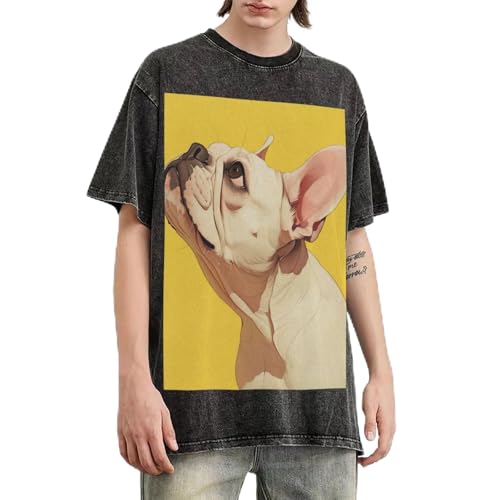 T-shirt coupe ample homme en pur coton pour un look vintage