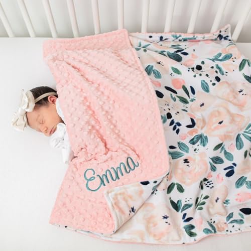 Couverture pour bébé personnalisée en coton doux pour la poussette