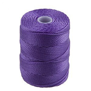 C-Lon Bead Cord, Amethyst - 92 Yard Spool