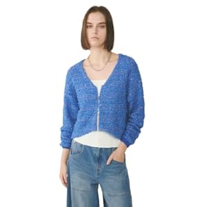 [グレースコンチネンタル] カーディガン 2025SSツイードニットzipカーディガン レディース 03251533131336" 