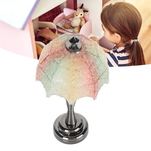 Base de metal para mini lámpara de pie de casa de muñecas con luz LED 5