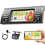 Car Radio for BMW 5 Series 1995-2003 (E39), Android 13 Wireless CarPlay Android Auto Car Stereo,7'' Touchscreen Head Unit GPS Navigation with Bluetooth, FM, SWC, WiFi+Backup Camera