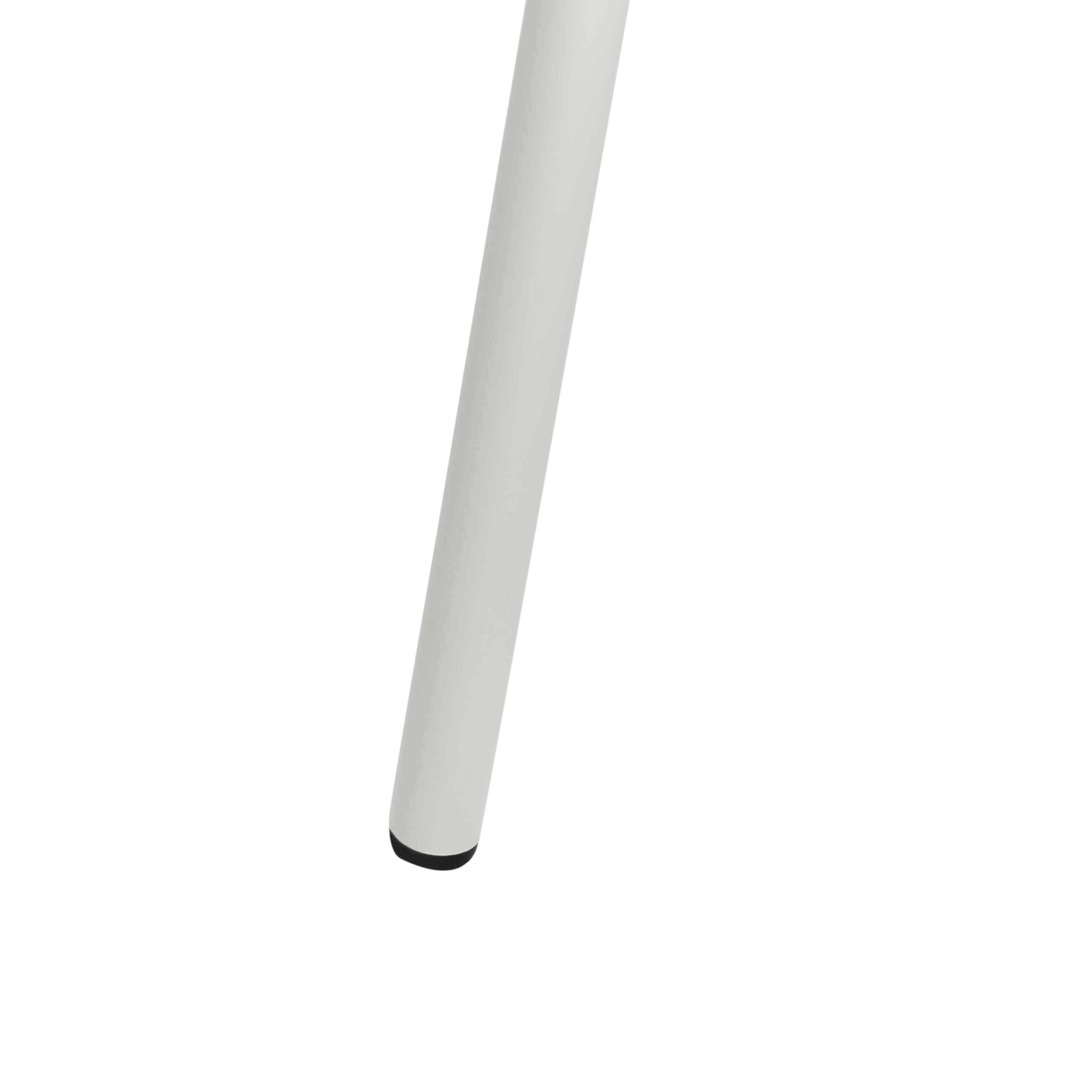 Poltrona con braccioli Gambe in ferro Rivestimento in tessuto Bianco sporco