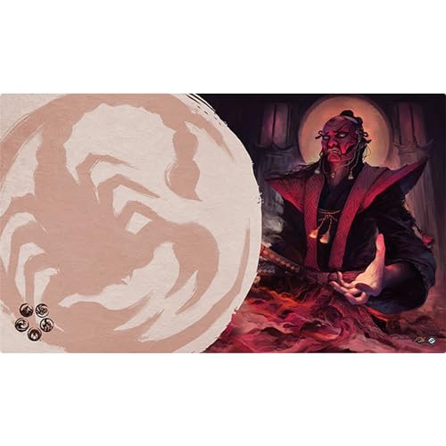 Fantasy Flight Games Legend of The Five Rings: The Card Game Master of Secrets PLAYMAT - Premium Slip-Resistant 24