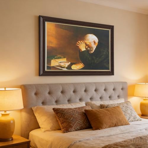 Tableau Grace Eric Enstrom restauré décoration murale bureau 40x61cm