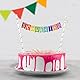 Schulkind Deko Einschulung Deko Cake Topper Schulkind Tortendeko Kuchendeko Schulanfang für Einschulung Party Schuleinführung