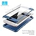 ORETECH Designed for iPhone 8 Plus Case,iPhone 7 Plus Case with [2 x Tempered Glass Screen Protector] 360° Full Body Hard PC Silicone Case for iPhone 7 Plus iPhone 8 Plus Case 5.5inch -Blue