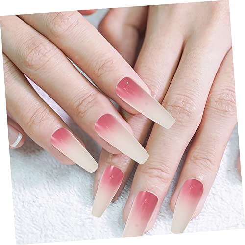 Healvian 24 Unidades usando unhas postiças pedicuro pedicure acrílico bolsa de maquiagem Decorar ade