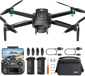 Holy Stone HS175G GPS-Drohne mit 8K EIS, faltbarer FPV-Quadcopter für Erwachsene und Anfänger, bürstenloser Motor, Follow-Me, Kreisflug, Höhenhaltung, 60 Min Flugzeit, unter 249 g, C0