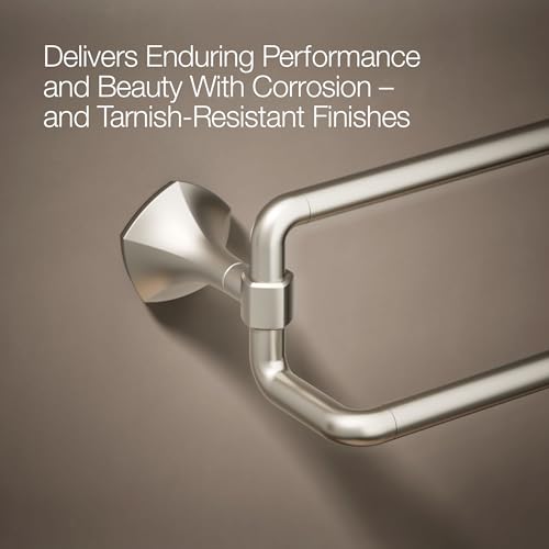Kohler 27062-BN Occasion® 24" Double Towel bar, Vibrant Brushed Nickel by Kohler - Used condition - Image 7