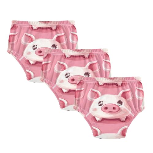 Coikll Cute Pig (1) Toddler Training Underwear Waterproof Baby Pee Pants -5T
