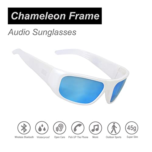 Image of OhO Smart Glasses,Polarized Sunglasses with Bluetooth Speaker,Athletic /Outdoor UV Protection and Voice Control,Unisex