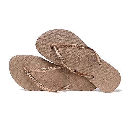 Chinelo Slim, Havaianas, Feminino, Rose Gold, 35/36
