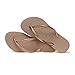 Havaianas Slim Women's Slippers, Rose Gold,5/6 US Women