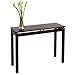 Ergode Linea Console / Hall Table with Chrome Accent