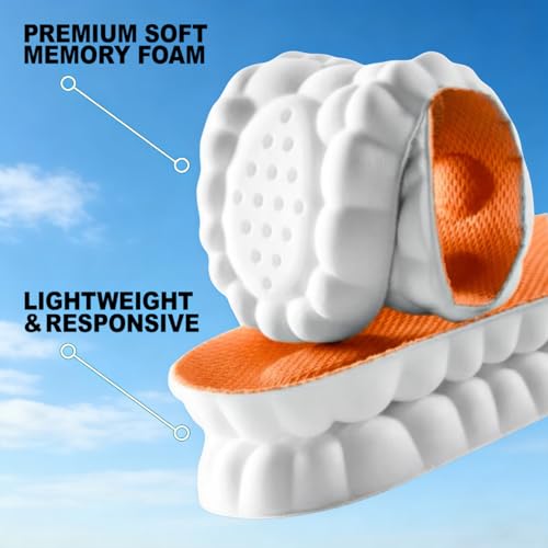 Image of 4D Cloud Steppers Insoles for Men and Women, Work Boot Cushioning Inserts
