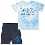 Nick Jr. Blues Clues Boys T-Shirt and Shorts Set for Toddlers – Blue/Grey