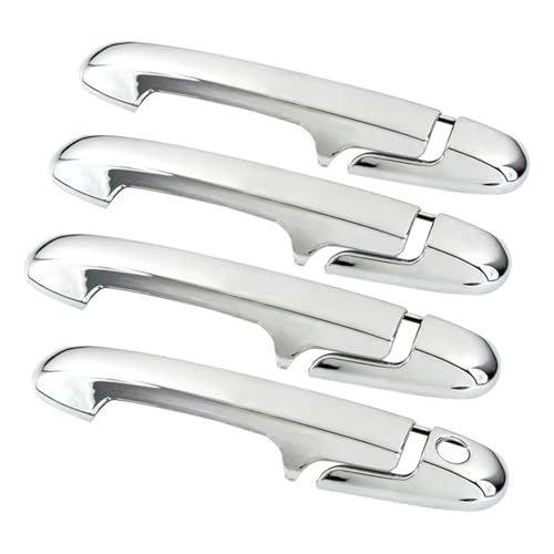 Garniture poignée porte argentée ABS haut de gamme pour Accord Sedan 2003-2007